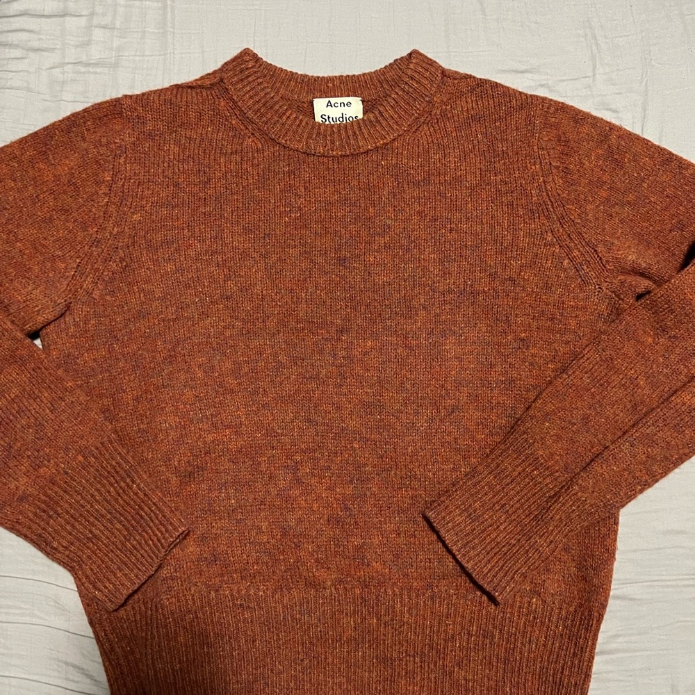 Beautiful rust coloured ACNE studios sweater
